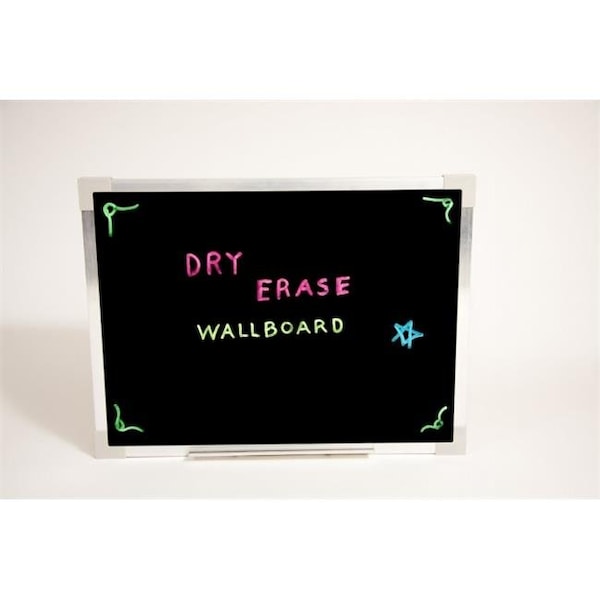Crestline Crestline 92-A 18 x 24 in. Aluminium-Framed Black Dry-Erase Board 17921 - main